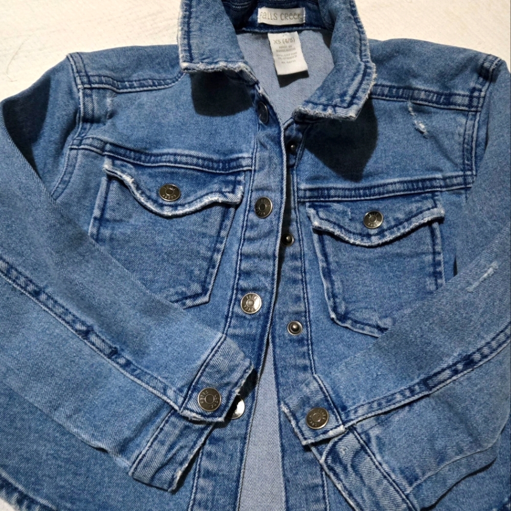 Toddler 4/5 Jacket ToddlerFalls Creek Blue Jean Timeless Denim New!! Durable